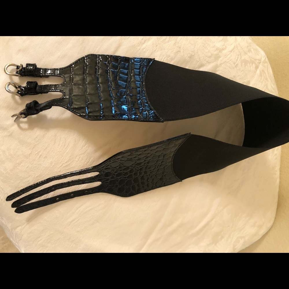 Express Black Wide Belt